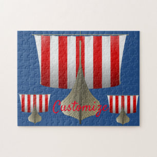 バイキング船セーリングサンダー_コーブ ジグソーパズル