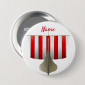 バイキング船セーリングサンダー_コーブ 缶バッジ (正面&裏面)