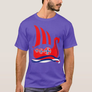 バイキング船ノルウェー Tシャツ
