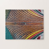 バイキング船体 – 11x14 - 252個。ジグソーパズル ジグソーパズル (横)