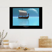 バイキング船舶2プリント ポスター (キッチン)