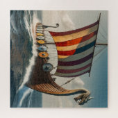 バイキング船 ジグソーパズル (横)