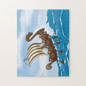 バイキング船 ジグソーパズル (縦)