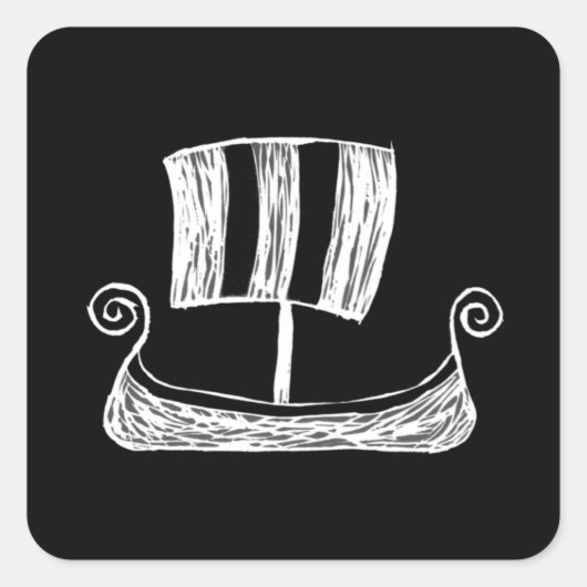 バイキング船 スクエアシール (正面)