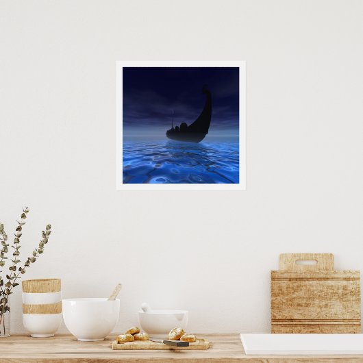 バイキング船 ポスター (キッチン)