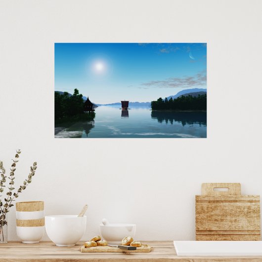 バイキング船 ポスター (キッチン)