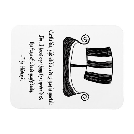 バイキング船 マグネット (横)