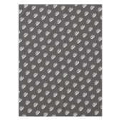 バイキング船/ロングボート(背カスタム景色付き) テーブルクロス (正面)