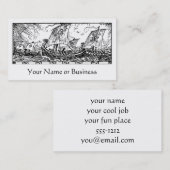 バイキング船 名刺 (正面/裏面)