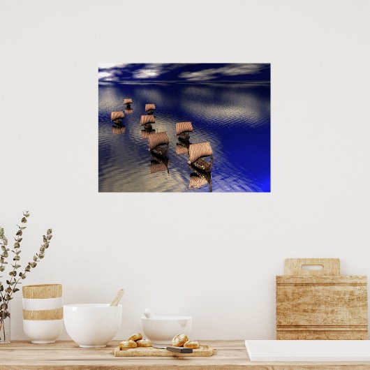 バイキング艦隊 ポスター (キッチン)