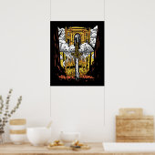 バイキング葬儀 ポスター (キッチン)