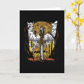 バイキング葬 カード (黄色い花)