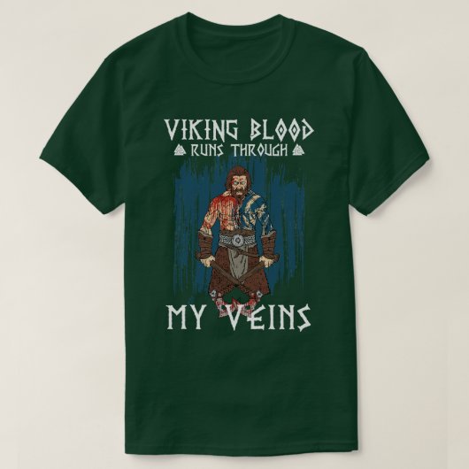バイキング血走樋7 Tシャツ (デザイン正面)