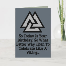 バイキング誕生日カード!!! カード
