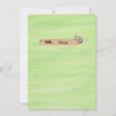 バイキング誕生日招待状ボーイウォーター色 招待状 (裏面)