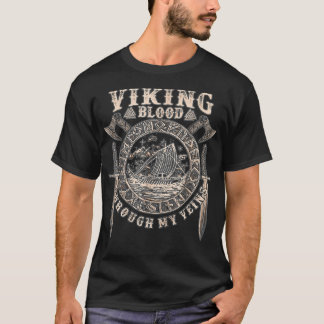 バイキング走の血液 Tシャツ