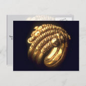 バイキング金ゴールド環 ポストカード (正面/裏面)