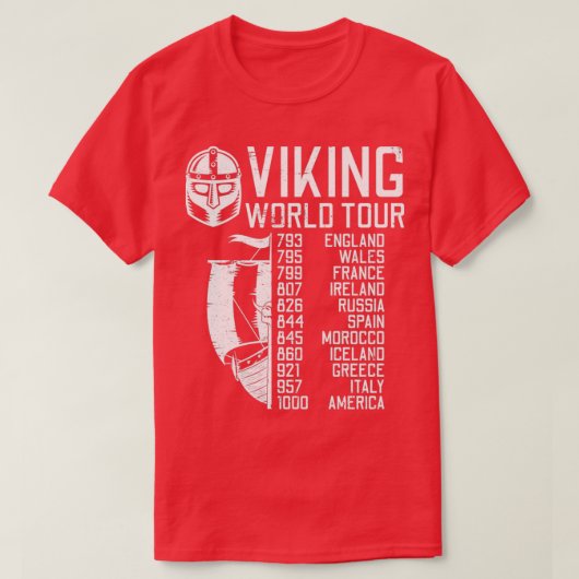 バイキング金属バイキングデザイン36 Tシャツ (デザイン正面)