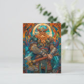 バイキング鮮やか戦士アックス・ノーセ神話 ポストカード (スタンド正面)