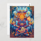 バイキング鮮やか戦士アックス・ノーセ神話 ポストカード (正面/裏面)