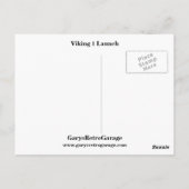 バイキング1の発表 ポストカード (裏面)