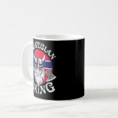 バイキング おもしろ ノルウェー 国旗 ヴァイキング コーヒーマグカップ (正面左)
