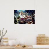 バイキング・ウォリアー・シグルトとブリンヒルドの葬儀 ポスター (キッチン)