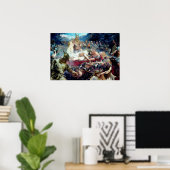 バイキング・ウォリアー・シグルトとブリンヒルドの葬儀 ポスター (ホームオフィス)