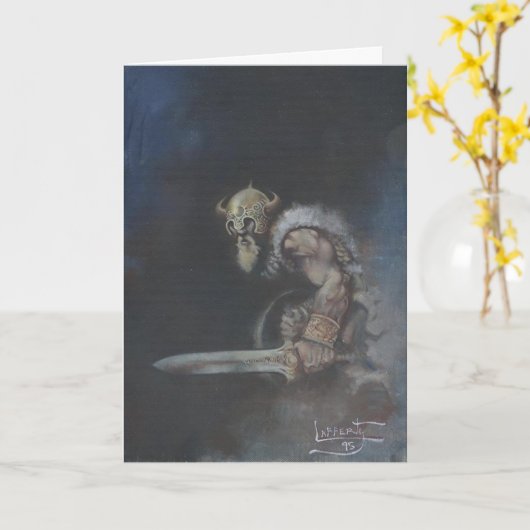 バイキング カード (黄色い花)