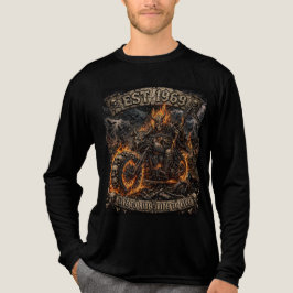 バイキング スケルトン バイカー トライブレンドTシャツ