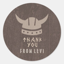 バイキング&ドラゴンサンキューステッカー