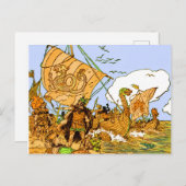 バイキング ポストカード (正面/裏面)