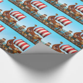 バイキング ラッピングペーパー (角)