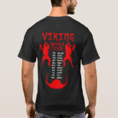 バイキング・ワールド・ツアーTシャツ・バック Tシャツ (裏面)