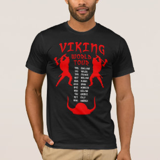バイキング・ワールド・ツアーTシャツ フロント Tシャツ