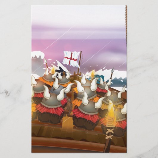 バイキング 便箋 (正面)