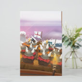 バイキング 便箋 (スタンド正面)