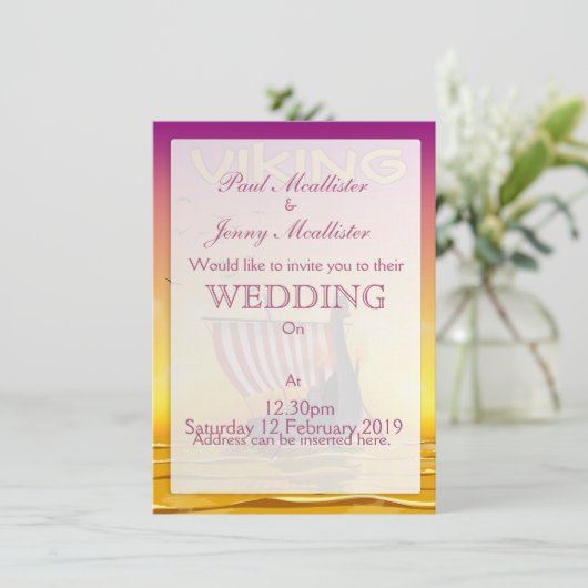 バイキング 招待状 (スタンド正面)