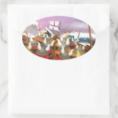 バイキング 楕円形シール (バッグ)