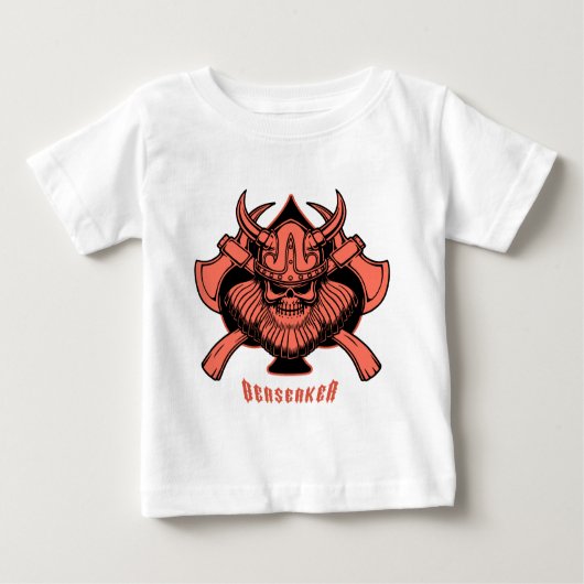 バイキングBerserker ベビーTシャツ (正面)