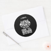 バイキングDNA戦士ノルセ神話ヴァルハラの贈り物 ラウンドシール (封筒)