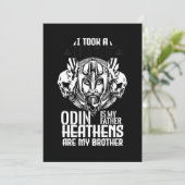 バイキングDNA戦士 北欧神話 ヴァルハラ ギフト 招待状 (スタンド正面)