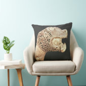 バイキングLongshipの頭首はOsebergで、見つけました、 クッション (椅子)