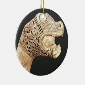 バイキングLongshipの頭首はOsebergで、見つけました、 セラミックオーナメント (右)