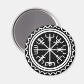 バイキングVegvisrコンパス マグネット (正面/裏面)