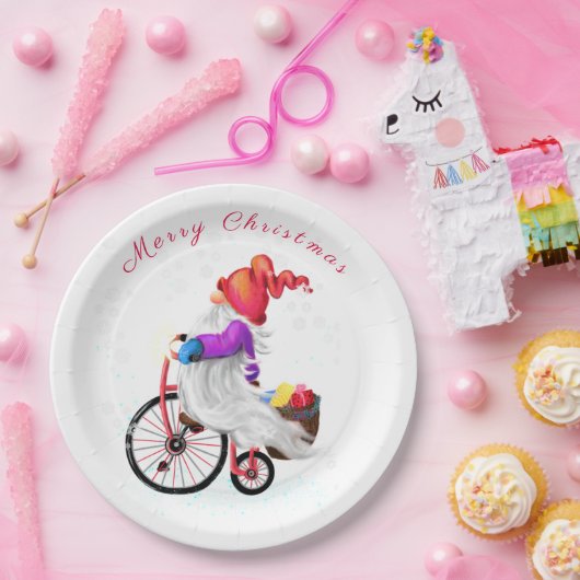 バイクおもしろいとギフトとの格言クリスマスおもしろい ペーパープレート (パーティー)