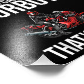 バイクおもしろいスポーツバイクギフト男性女性バイク フォトプリント            (角)