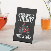 バイクおもしろいスポーツバイクギフト男性女性バイク 台座サイン (インサイチュ)