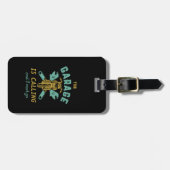 バイクおもしろい整備士ガレージが呼び出している ラゲッジタグ (正面横)