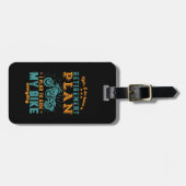 バイクおもしろい退職したリタイアプランライドオートバイ ラゲッジタグ (正面横)